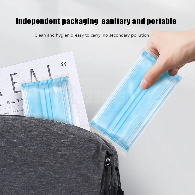 10-500pcs Disposable Blue Face Masks mascarillas Adults individual package Protection Filter Mask Meltblown Breathable mask |