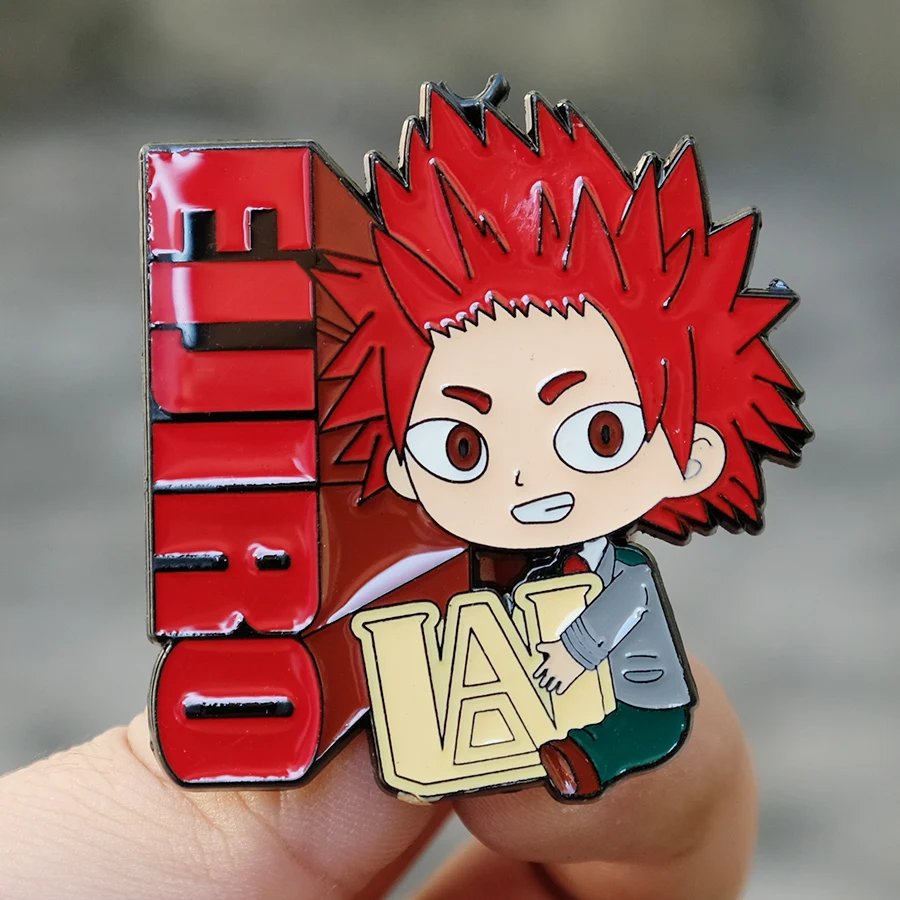 Классическая эмалированная брошь с героями мультфильмов моя геройская Академия