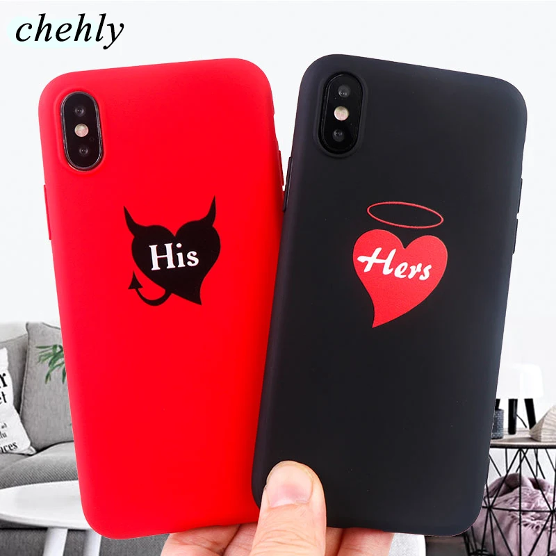 Чехол для телефона Devil Angel IPhone 6s 7 8 11 Plus Pro X XS Max XR чехлы пар силиконовые Аксессуары
