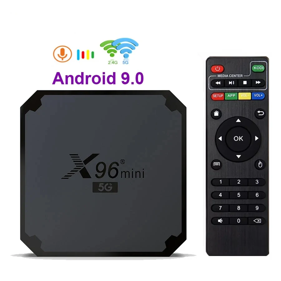 

Приставка Смарт-ТВ X96, Android 9,0, 4 ядра, 2 + 16 ГБ, 4K