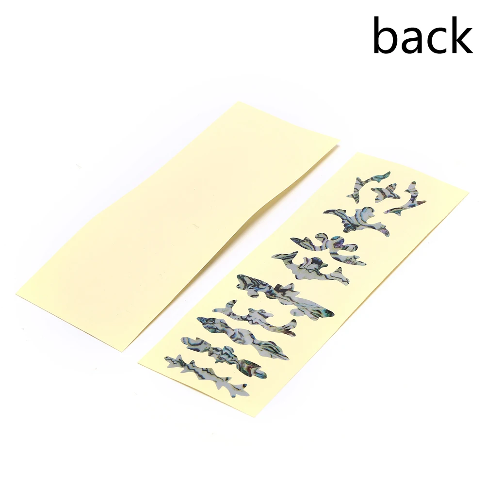 Гитарный бас-гриф наклейка с инкрустацией крест птица цветок палец маркеры для