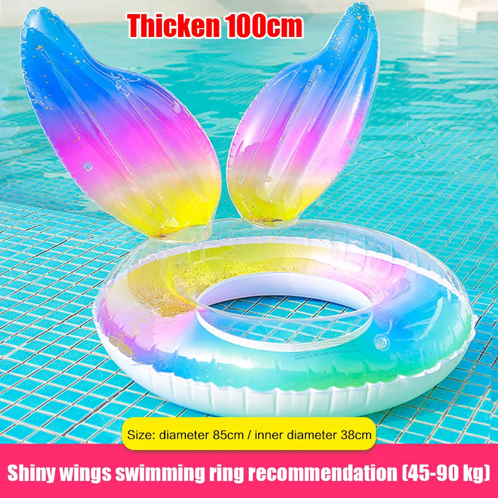 Мультяшное кольцо для плавания в форме утки детское надувное аксессуары