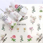 Наклейки для ногтей, дизайн ногтей 2020, европейские Простые маленькие свежие цветы, украшения для ногтей, аксессуары для ногтей