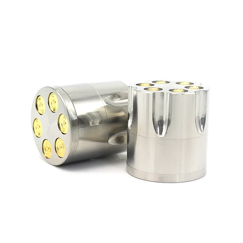 

3 Layers Metal Herbal Herb Tobacco Grinder Smoke Grinders Weed Herb Grinder Cigarette Accessories Bullet Shape Smoking Gadget