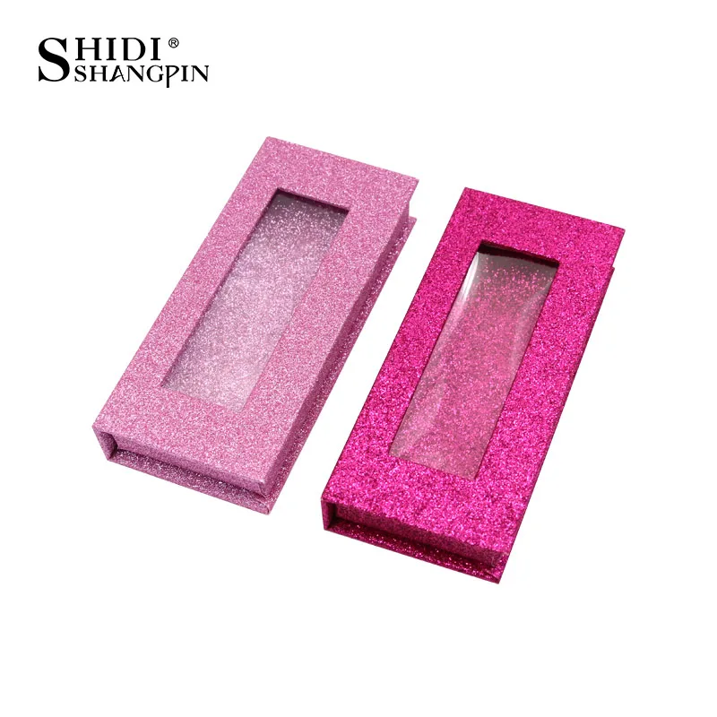 25 мм оптом накладные ресницы упаковочные коробки 3D норковые блестящий чехол