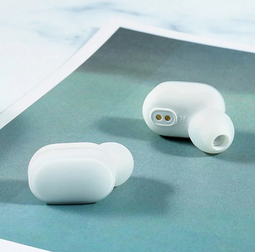 Xiao mi AirDots Youth Bluetooth 5,0 TWS наушники Tap control mi гарнитура с зарядным устройством 6,5 г Handsfree AI control Белый