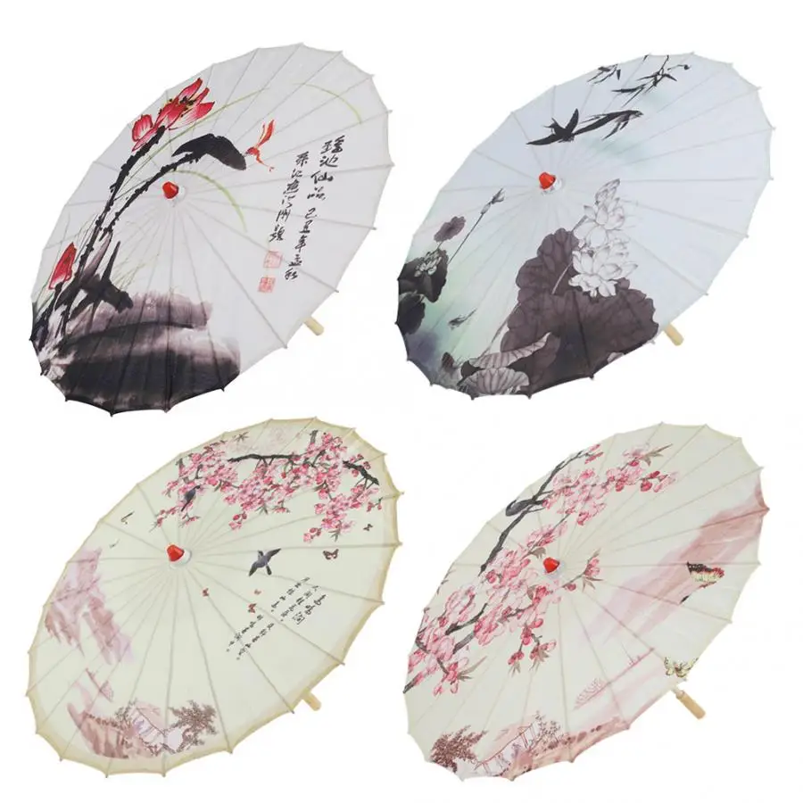 Высокое качество Зонты Китайский Стиль дизайнерский Зонт смазанный бумажный