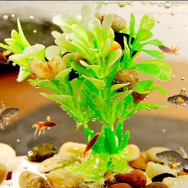 Аквариумный мини аквариум со светильник кой ЖК экран и часы аквариумное