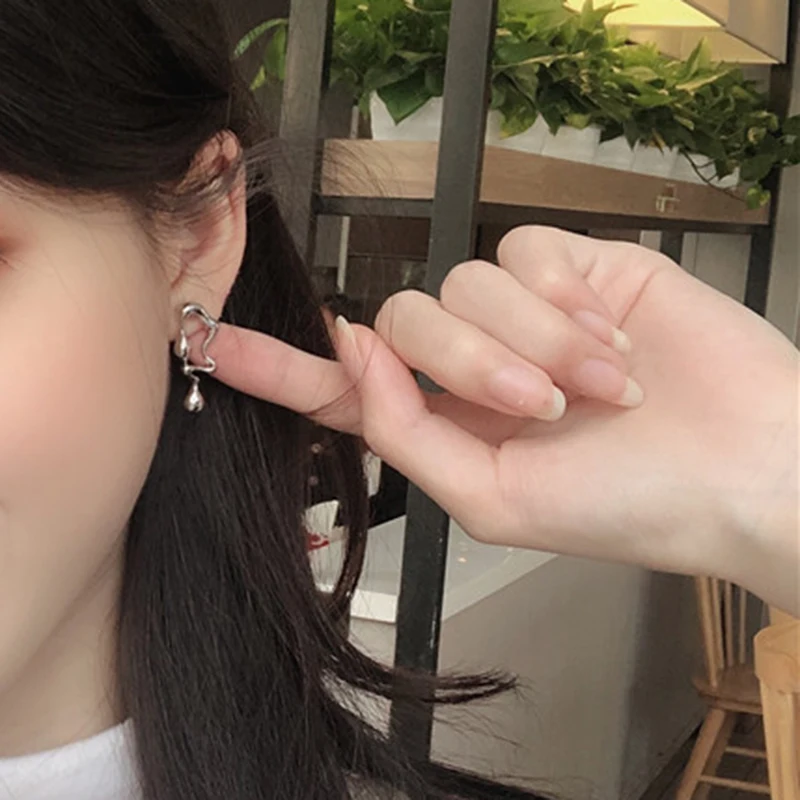 

BOAKO Metal Geometry Earrings For Women Fashion Jewelry 2020 Earrings Dangle Pendientes Piercing Oreille Kolczyki #Yj25