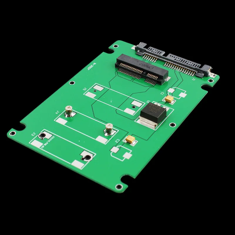 MSATA SATA SSD конвертер адаптер карта с 2 5 дюймовый Чехол #67544|Компьютерные кабели и