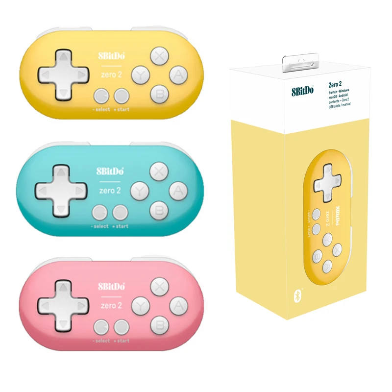 8Bitdo Zero 2 Bluetooth Controller For Nintendo Switch Windows Android MacOS Raspberry Pi Mini Gamepad | Электроника
