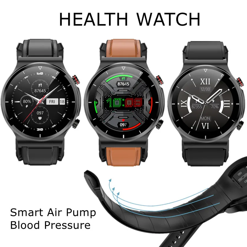 

Умные часы с воздушной подушкой для мужчин и женщин, браслет для здоровья, спортивный фитнес-трекер, воздушный насос, точный отслеживание давления и температуры