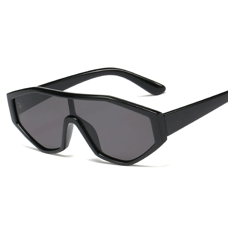 2020 унисекс большие цельные линзы солнцезащитные очки для женщин хип хоп новые