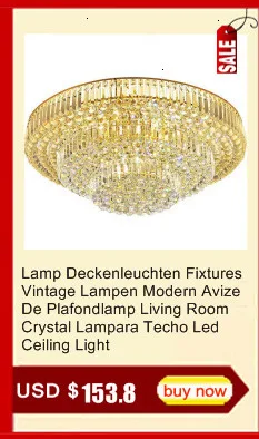 Lustre Luminaria светильник лампа Sufitowe винтажный плафон для гостиной Lampara светильник ing Plafondlamp Хрустальный светодиодный потолочный светильник