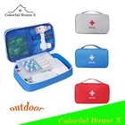 Аптечка портативная на молнии, медицинская сумка высокой емкости для оказания первой медицинской помощи, для отдыха на открытом воздухе, походов