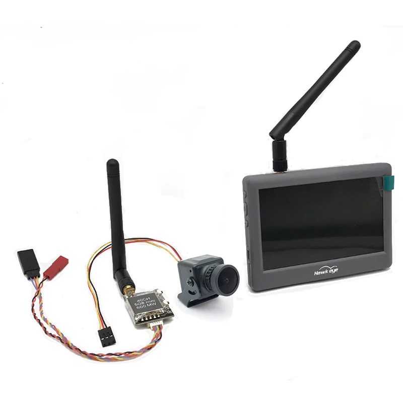Готовый к использованию 5 8G FPV система Hawkeye 4 3 дюймовый монитор с аккумулятором