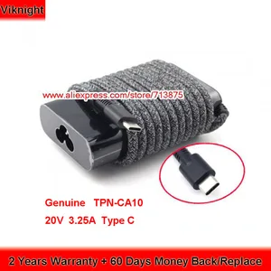 Оригинальный адаптер 65 Вт, 20 в, 3,25 А, Тип C, , адаптер переменного тока для HP SPECTRE X360 13-AW0008CA ELITEBOOK 1040, серия G4