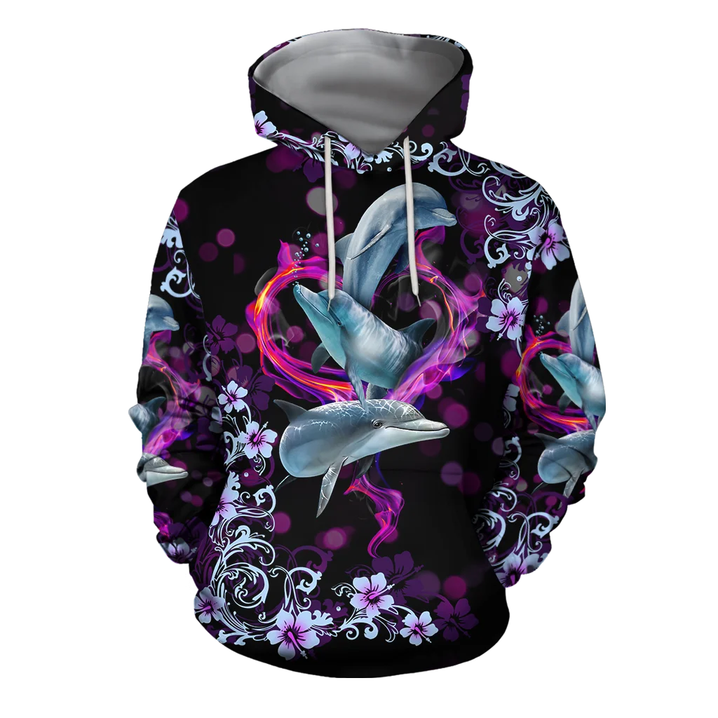 

PLstar Cosmos 3Dprint Newest Dolphin Sea Animal Tattoo Harajuku Streetwear Funny Unique Awsome Casual Hoodies/Sweatshirt/Zip W-1