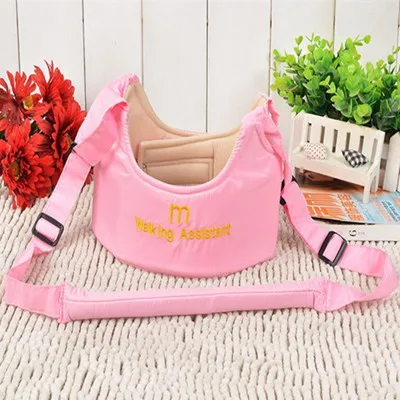 Pink Herbabe Baby Walker, мягкая детская сумка, рюкзак-поводок, Поводок для детей, эластичный пояс для детей, обучающий ходьбе - Цвет: Pink