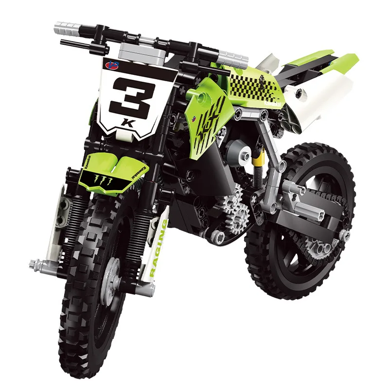 2020 мотоцикл игрушки Technic Мотоцикл Кросс Байк KX450 уличный гоночный Строительные