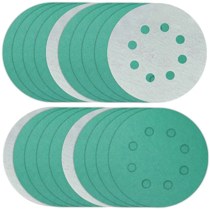 50PCS 5in Wet Dry Sanding Discs Random Orbital Sandpaper Grit 800 Automotive
