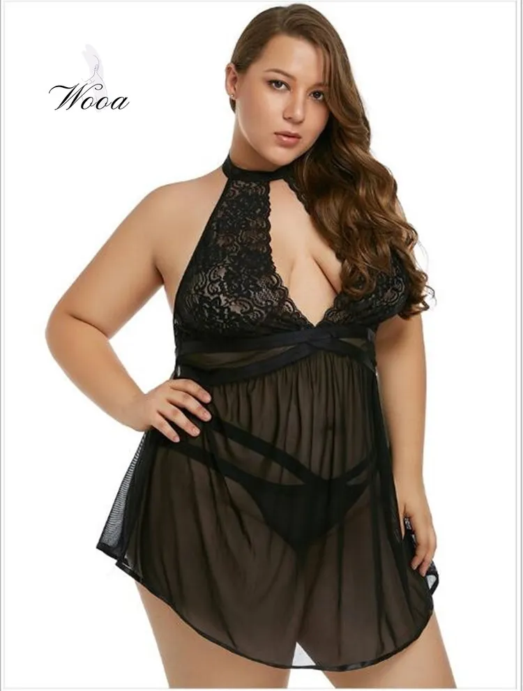 

Сексуальное нижнее белье с открытым бюстом Wooa, прозрачное кружевное Эротическое нижнее белье, сексуальное платье для женщин, экзотическое ...