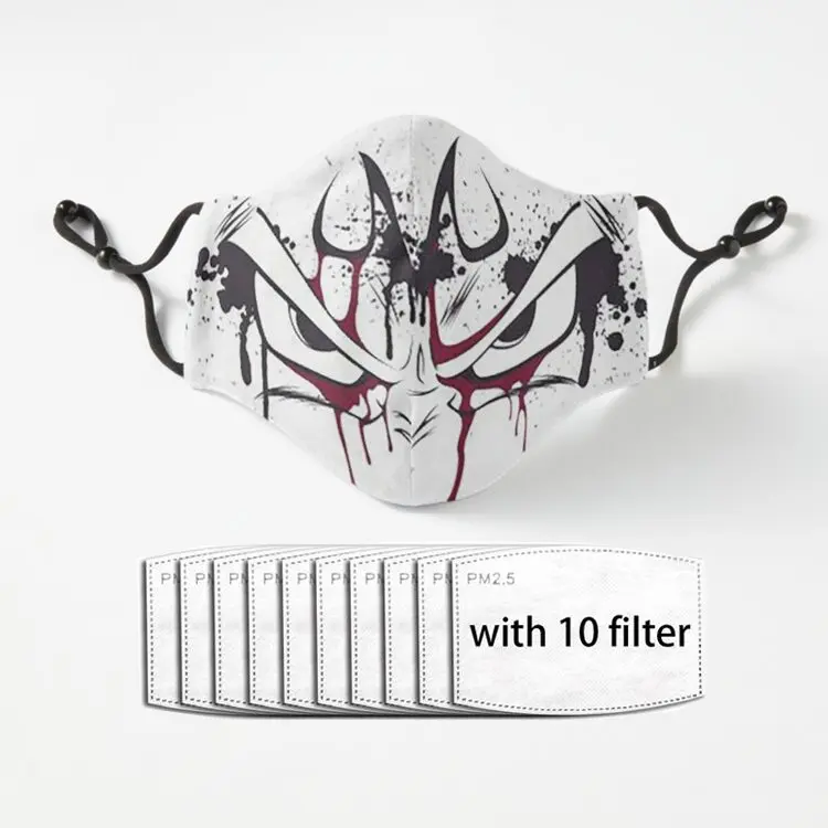 

Majin vegeta Unisex Adult Lust Senpai Face Mask Dustproof Protection Respirator Washable Mouth-Muffle