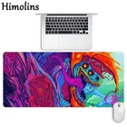 Himolins большой коврик для мыши CSGO Hyper Beast большой игровой коврик для мыши поверхность для клавиатуры компьютерный коврик водонепроницаемый многоразмерный CS Dota