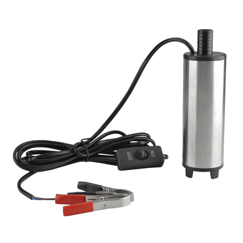 

Submersible Pump DC 12V 24V Water Oil Diesel Fuel Transfer Refueling Tool 51mm 30L/min Kerosene Oil Pump Stainless Steel