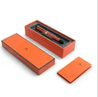 Jinhao 100 Centennial каучуковая перьевая ручка 18KGP среднийзеркальный 0,61,2 мм Золотой зажим с конвертером подарочная ручка для бизнеса и офиса