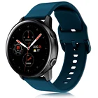 Ремешок для часов, силиконовый, 20 мм, для Samsung Galaxy Watch Active 2, 40 мм, 44 мм