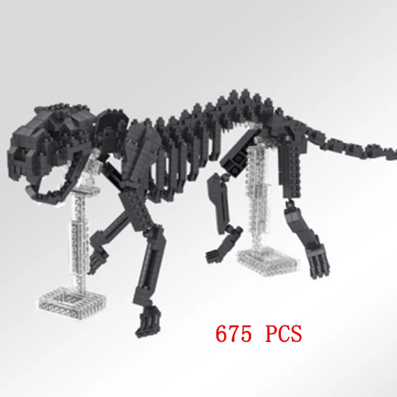 Алмаз не совместимый Классический Скелет мини-блоки микро строительные животные