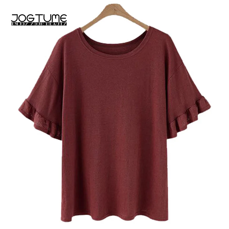 Женские летние свободные топы размера плюс 4XL 5XL 2018 женские повседневные футболки