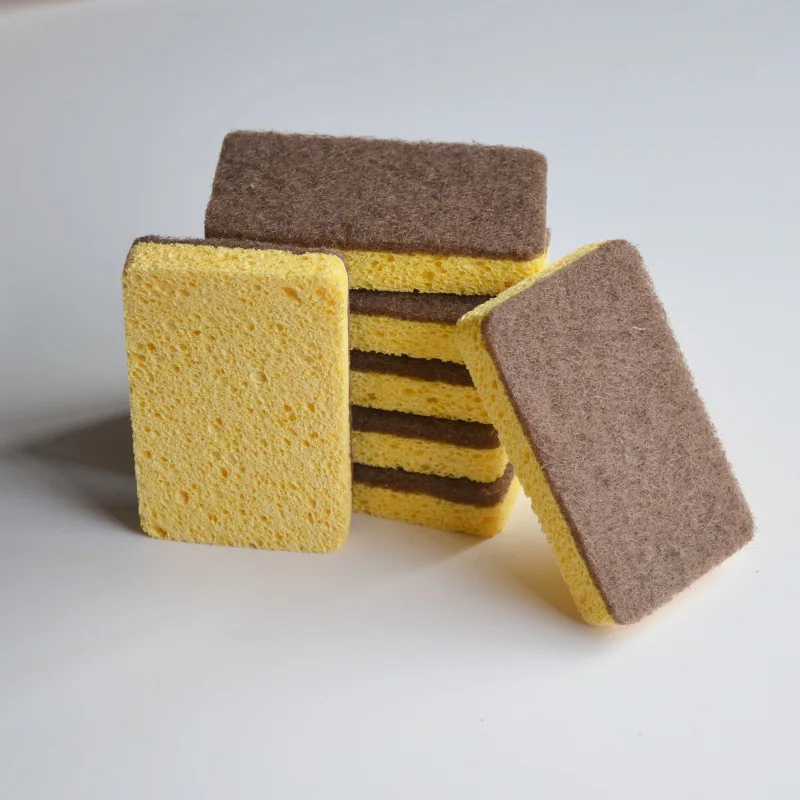 1 шт. сизальских канатов древесный целлюлозный Хлопок тряпка композитный губка