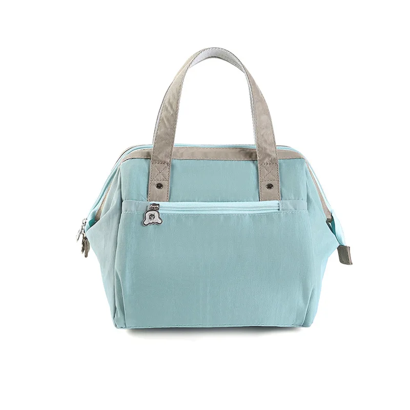 

Термосумка для ланча, теплоизоляционная сумочка-тоут на шнурке, портативная женская сумка для работы, школьный ранец для пикника, маленькая...