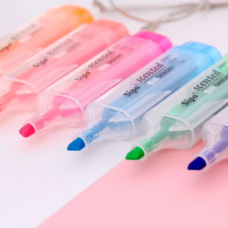 30 шт. кавайная ручка-хайлайтер школьные маркеры большой емкости искусственная