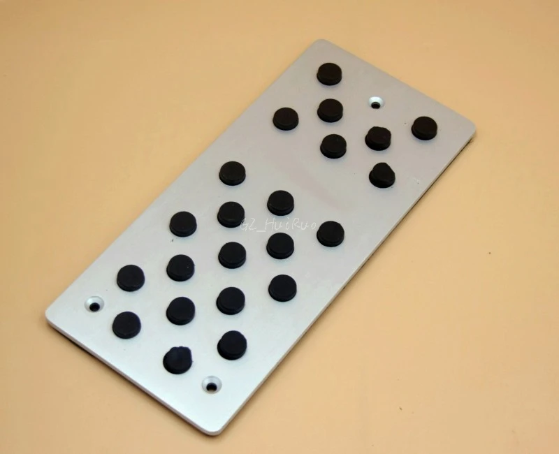 Высокое качество алюминиевого сплава Авто ускоритель тормоз ног педали наклейки