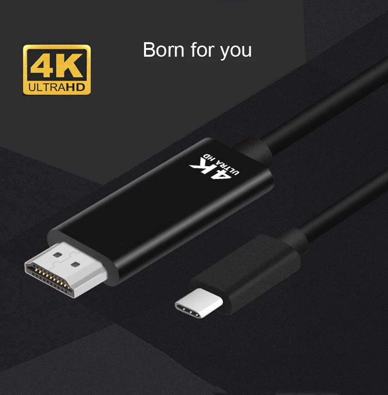 4K USB C HDMI кабель Тип к ТВ для MacBook Samsung Galaxy S10 + S10e S9/S8 Plus/Note9 Huawei Mate20 P20 Pro видео