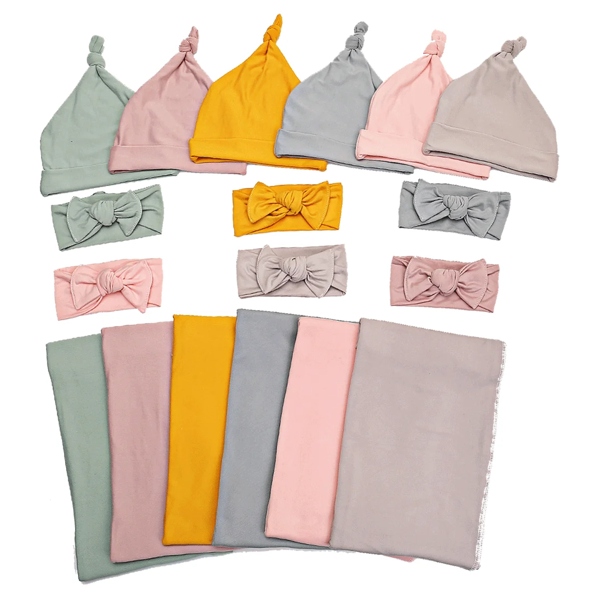 

3Pcs/Set Baby Knitting Cotton Swaddle Wrap Blanket Newborn Infants Baby Envelop Sleep Bag Sleepsack Cocoon Swaddle Sack