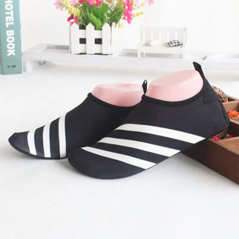 Big Boy Children Beach Slippers Stripe Sock Shoes Breathable Casual Barefoot Shoe Aqua Lightweight Water Size | Детская одежда и