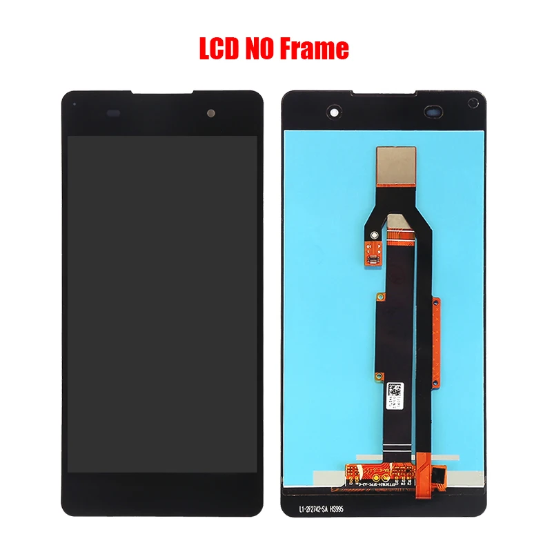 For Sony Xperia E5 F3311 F3313 C1604 LCD screen assembly with front case touch glass With repair parts Display Black White | Мобильные
