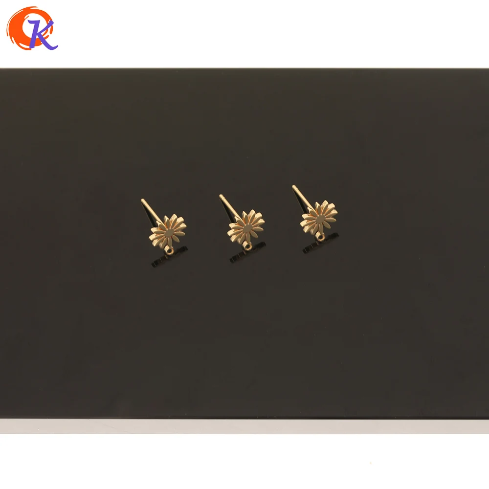 

Cordial Design 50Pcs 8*10MM Jewelry Accessories/Earrings Stud/Genuine Gold Plating/Hand Made/DIY Jewelry Making/Earring Findings