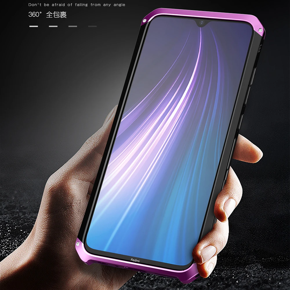 Защитный чехол для Xiaomi Mi10 Mix 2s 2 10 9 5s Plus SE Redmi Note8 PRO K30 Note 5 5A 4 4X 7 6 8 3 алюминиевый сплав