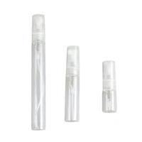 100 x 2ml 5ml 10ml small refillable perfume bottle 10cc transparent glass fragrance atomizer mist spray liquid container
