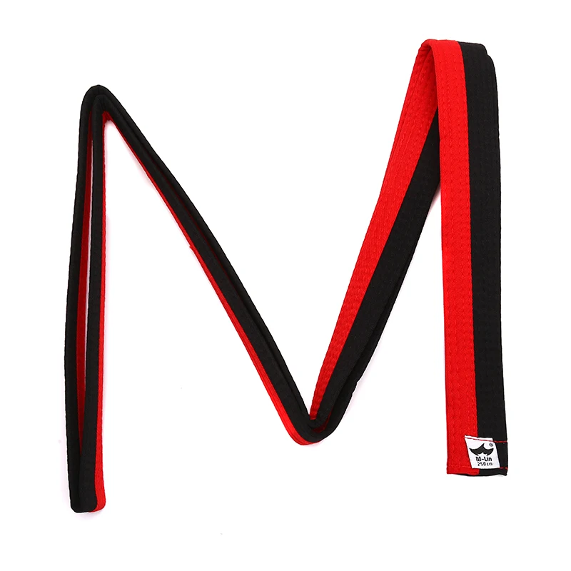 Полиэстер + EVA случайным образом каратэ дзюдо боевой пояс для тхэквондо черный