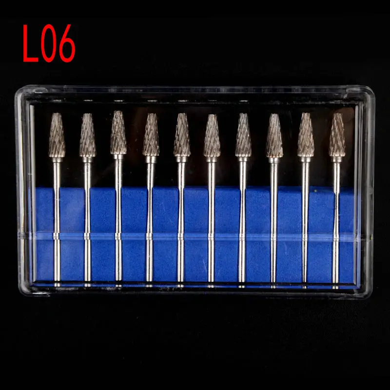 10 шт. Стоматологическая лабораторный Полировальный Инструмент дрели Ассорти