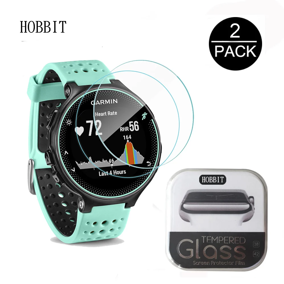 2 упаковки для Garmin Forerunner 235 230 0,3 мм 2.5D 9H прозрачное закаленное стекло защитная пленка устойчивая к царапинам