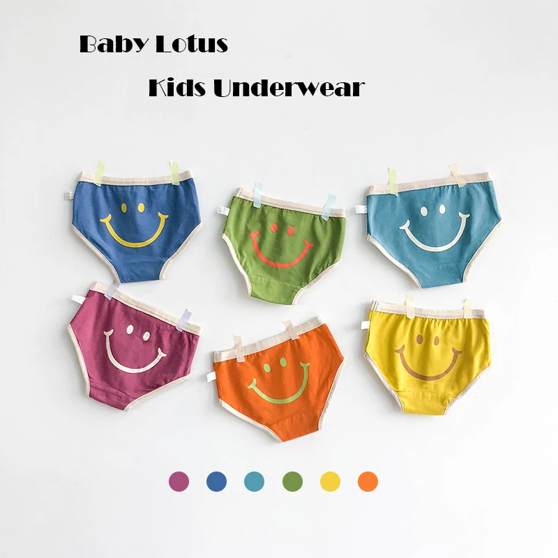 Нижнее белье для девочек Lotus мягкие и удобные трусы-боксеры мальчиков с милым