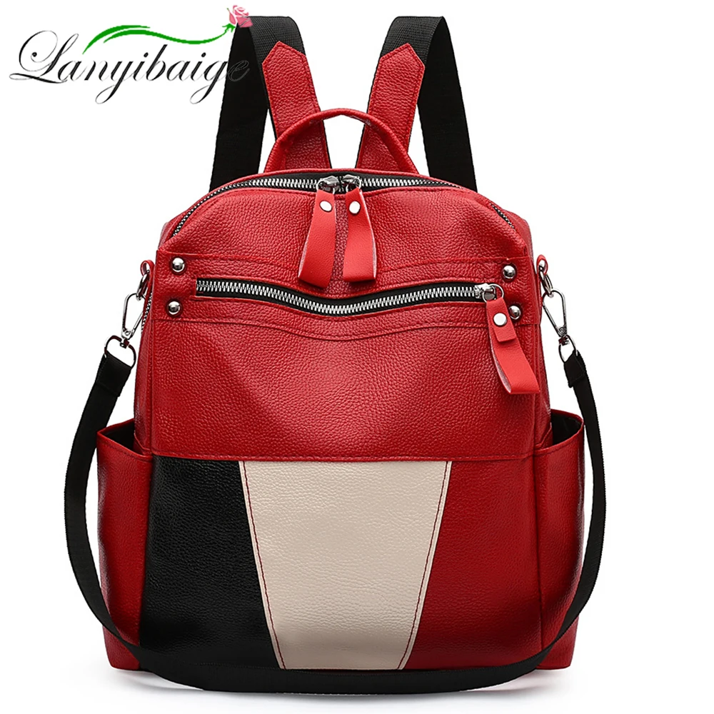 

Brand Designer Bag 2021 Back Pack School Bags for Teenage Girls Bagpack Women Leather Backpack Designer Shoulder Bags for Women