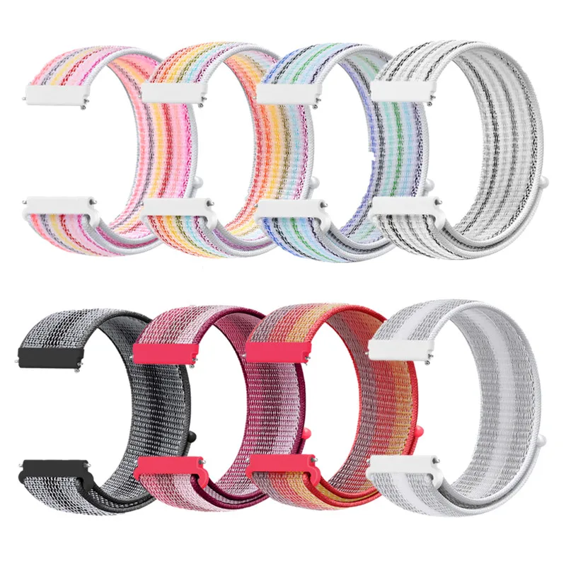 Huawei GT 2 нейлоновый ремешок для samsung Galaxy 42 мм 46 мм Active 2 gear S2 S3 20 мм 22 мм Sport Loop Huami Amazit GTR Bip браслет